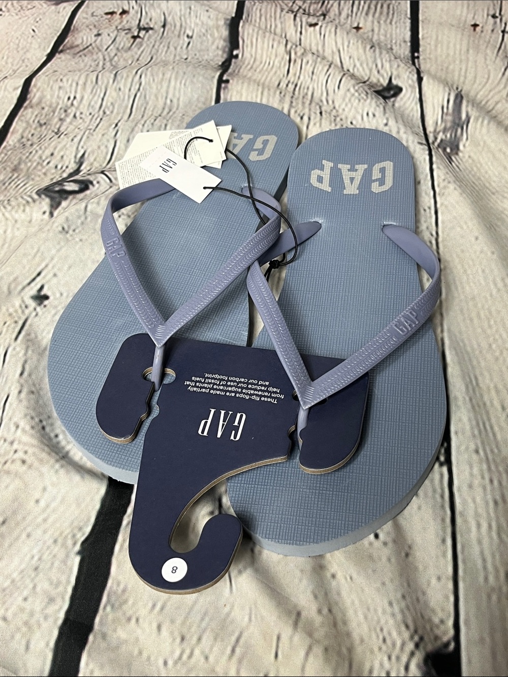 GAP Women's Light Blue Flip Flop Sandals